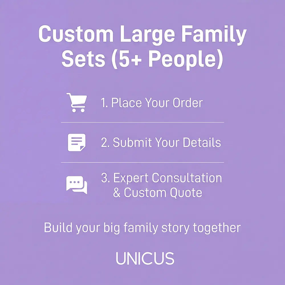 Custom Brick Figure for Solo, Couples & Family