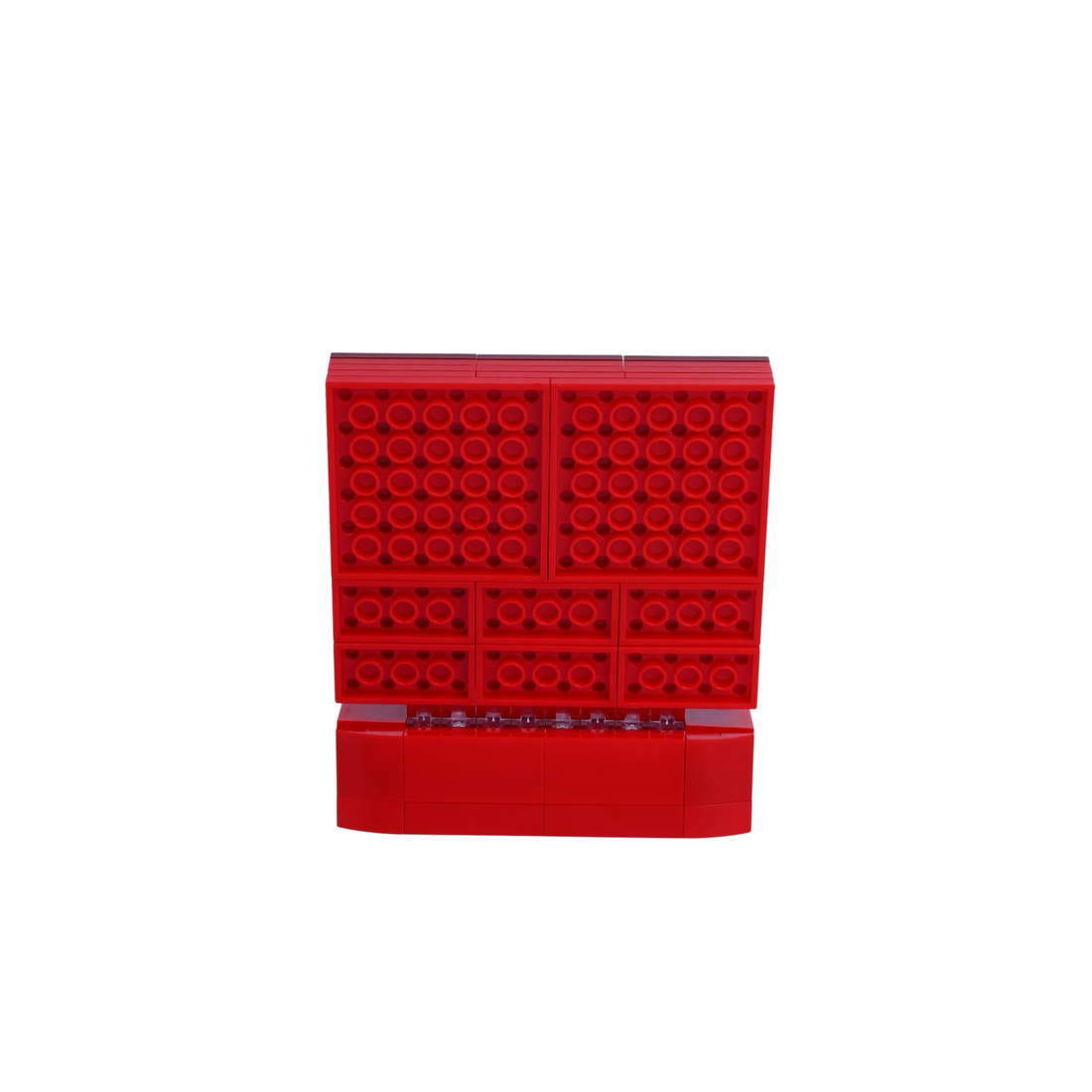 Arcade Machine brick art collectible, back view