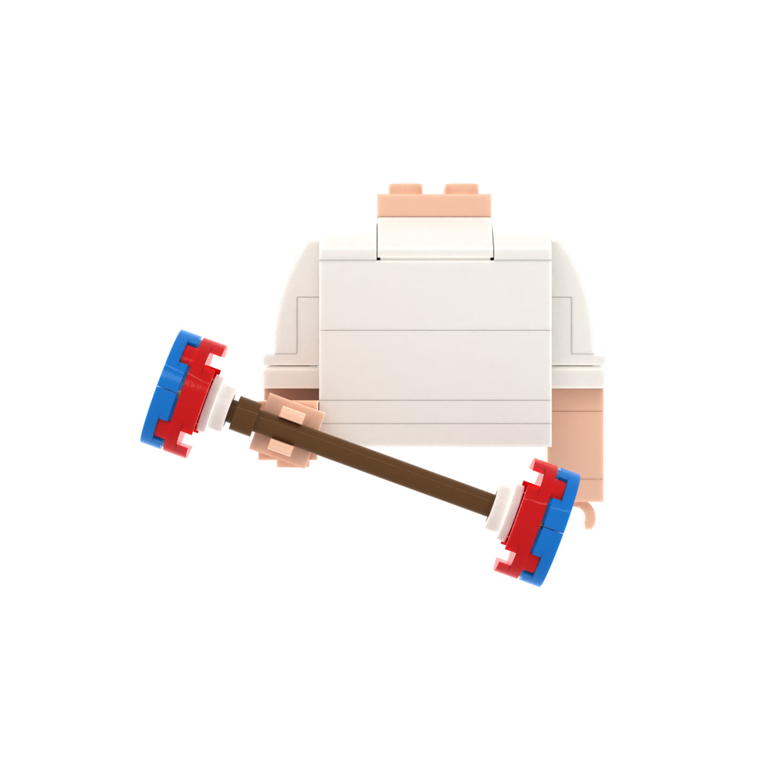 Barbell brick figure accessory, main product view