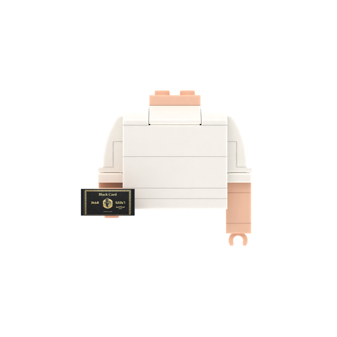 Black Card brick figure accessory, main product view