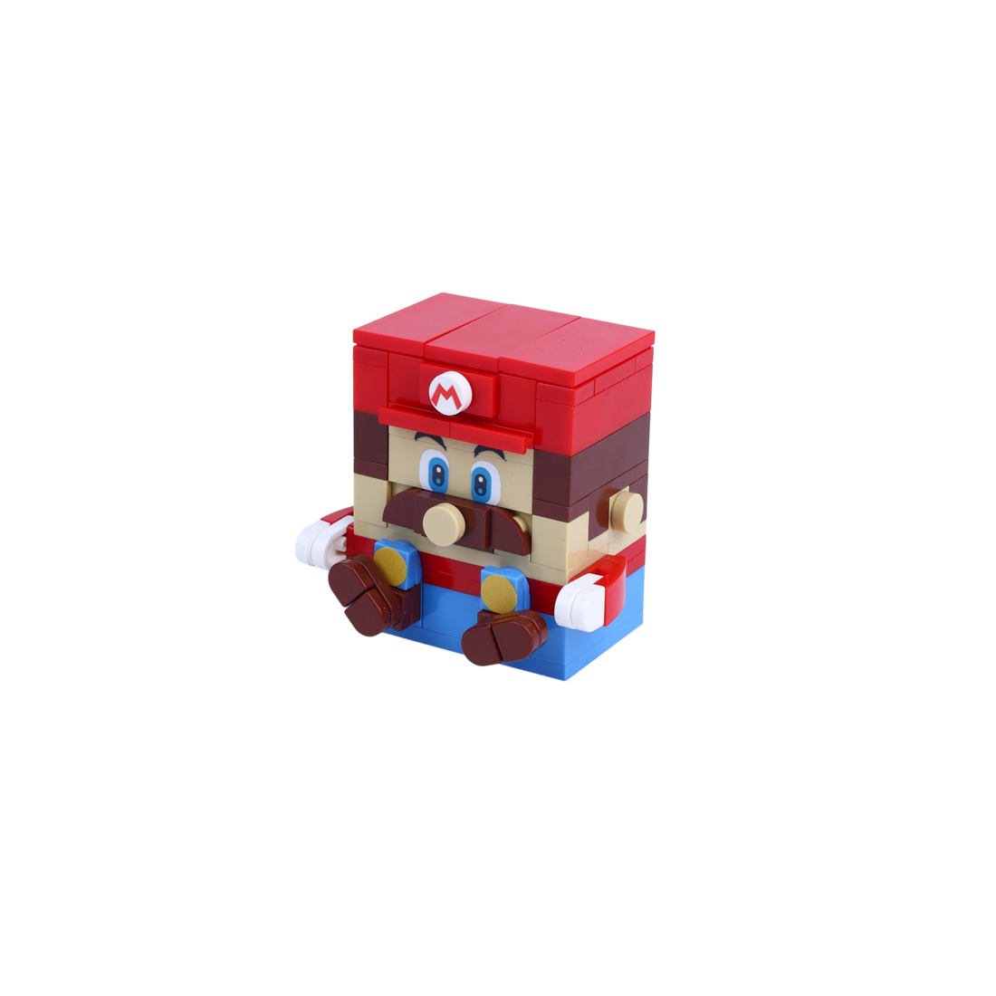 Brick Bump brick art collectible, right-side view