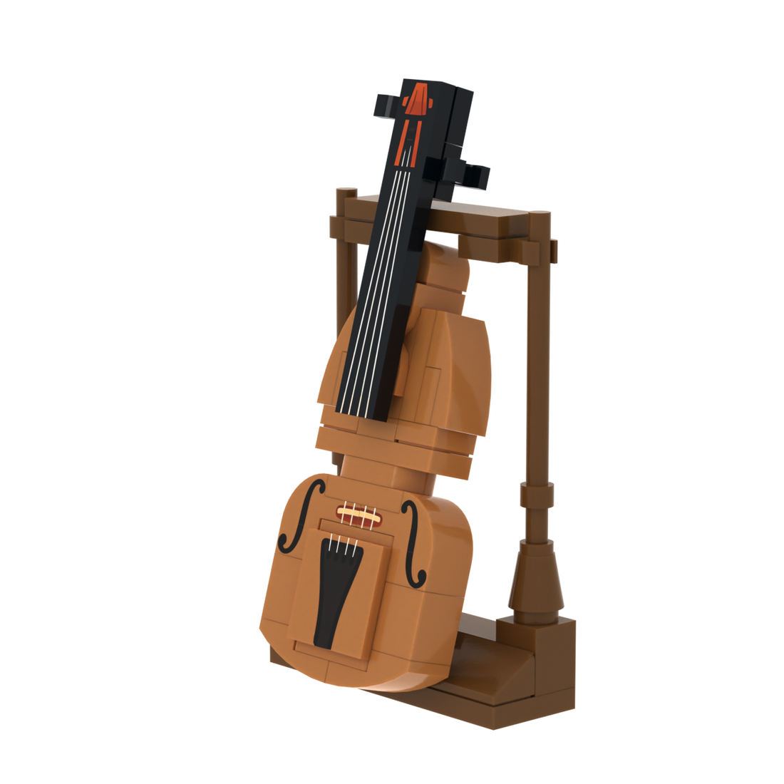 Cello brick scene accessory, detail view 2
