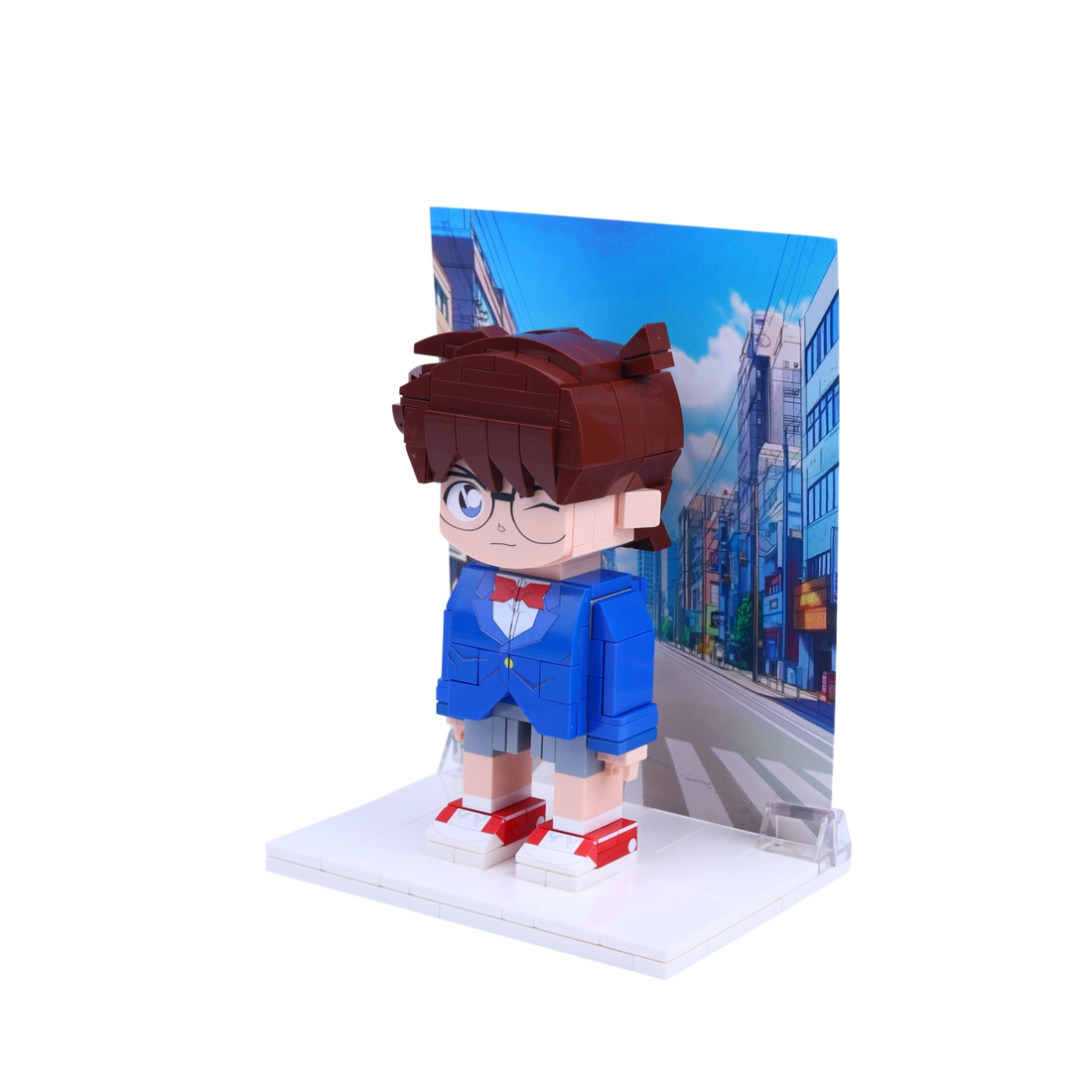 Mini Detective custom brick figure
