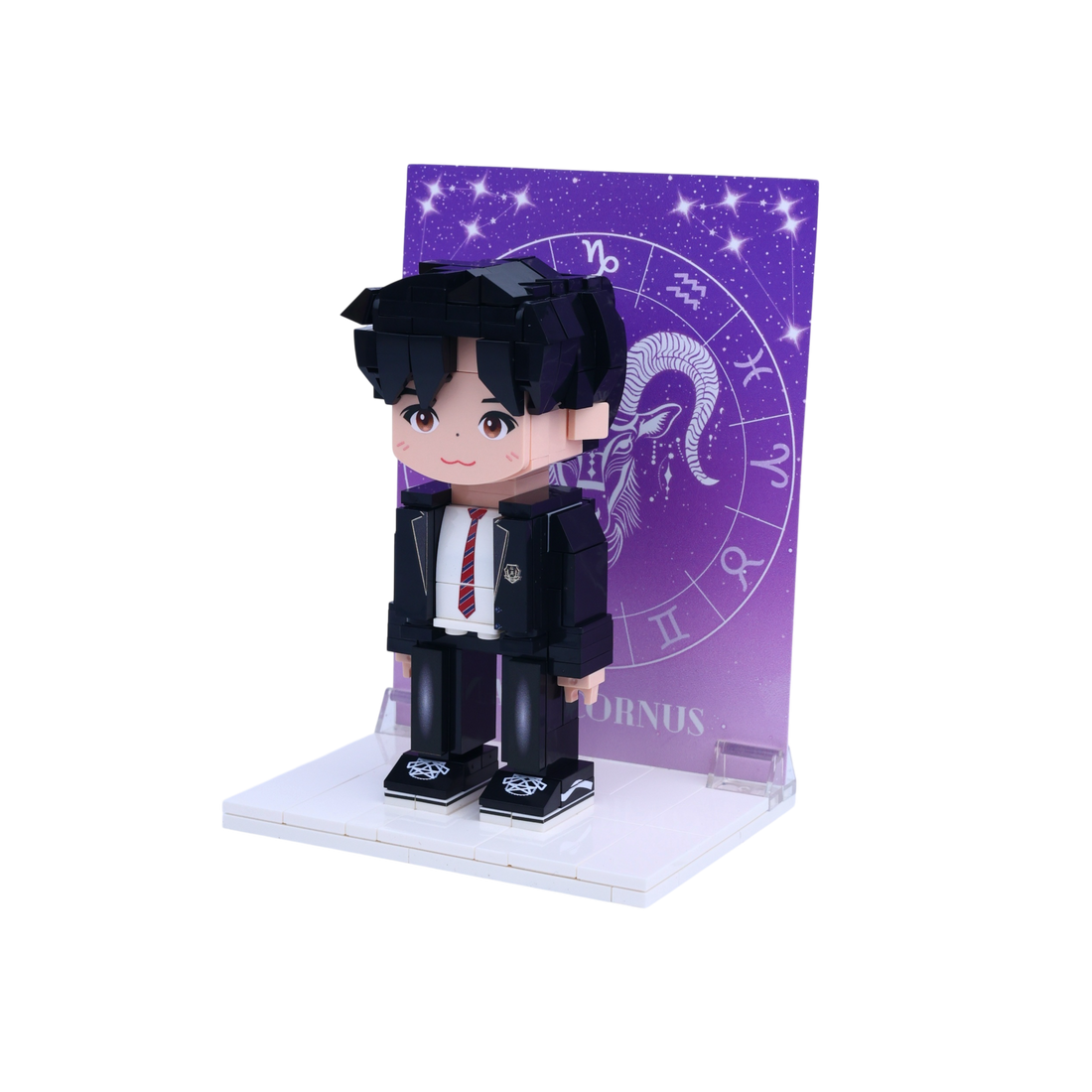 Constellation Boy custom brick figure, right-side view