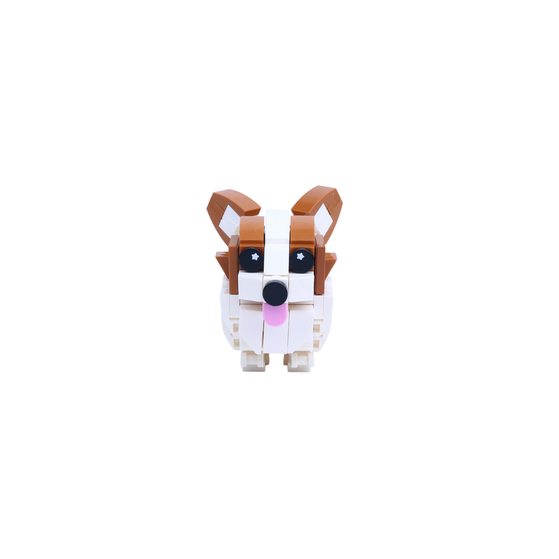 Corgi dog brick figure, main product view