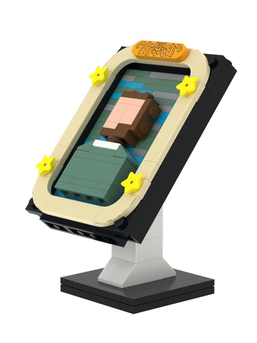 Brush Frame Seer custom brick figure