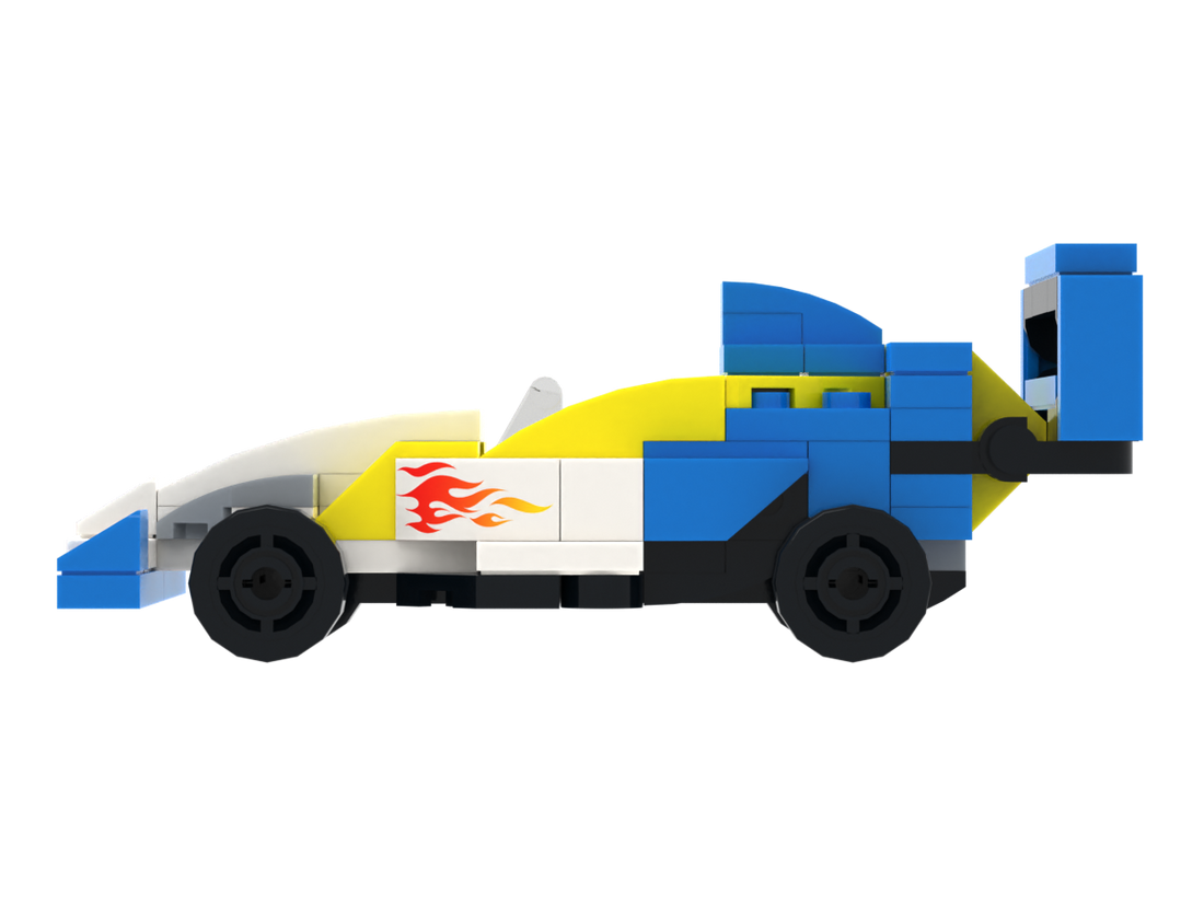 Blaze Track Racer custom brick figure