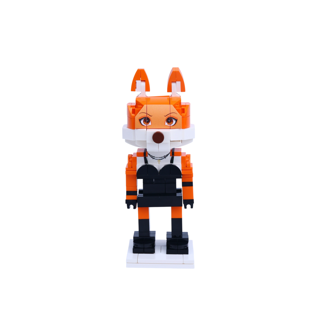 Fox-Eared Boy custom brick figure, main product view