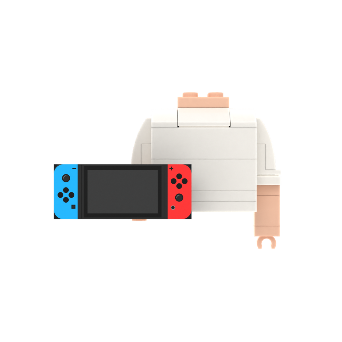 Game Console brick figure accessory, main product view
