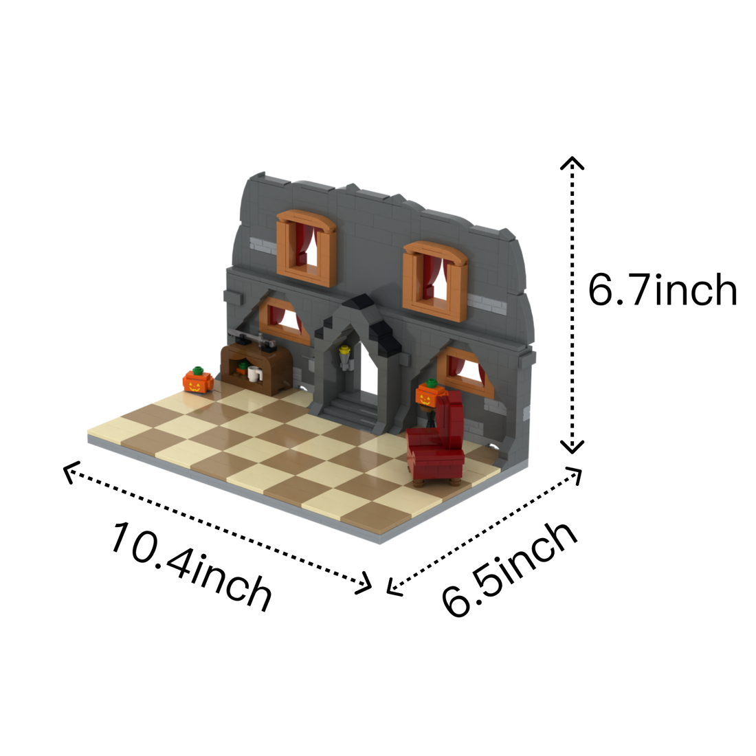 Halloween · Vampire House brick scene, lifestyle view