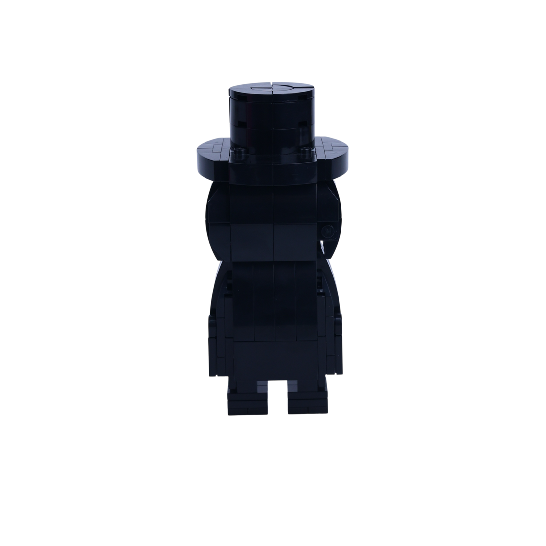 Masked Rebel custom brick figure, back view