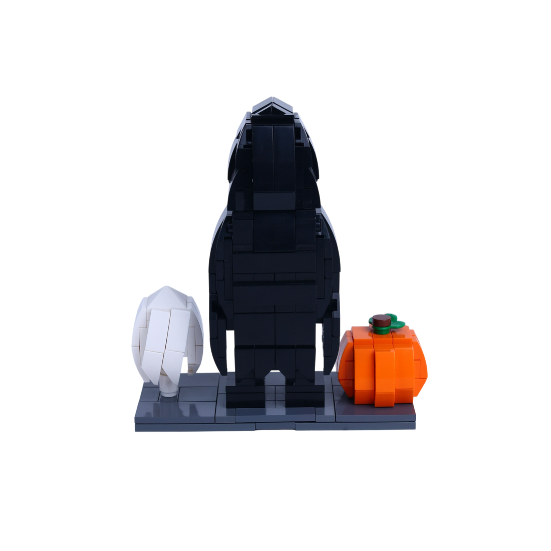 Midnight Fright custom brick figure, back view