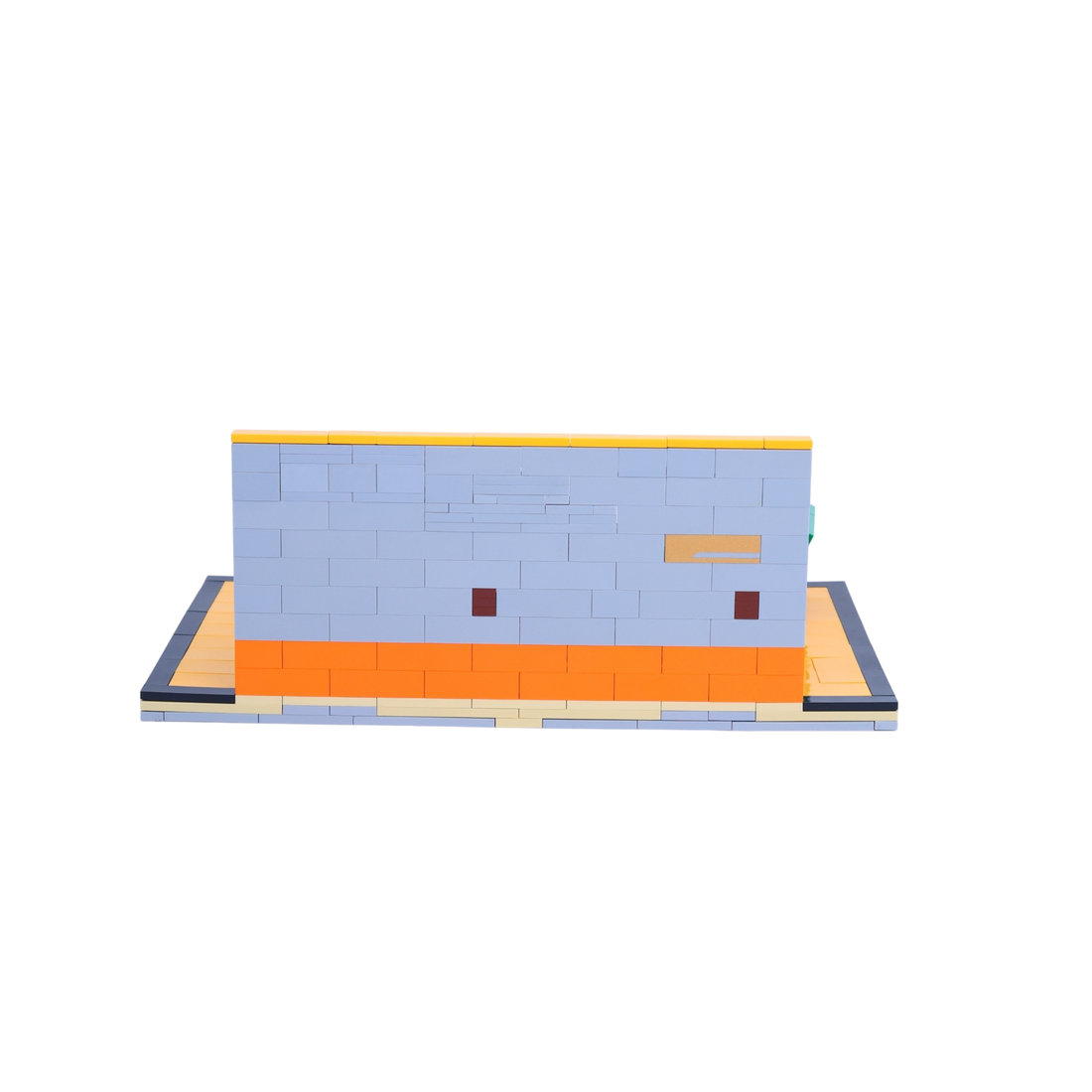 Ping Pong Pals brick scene, back view