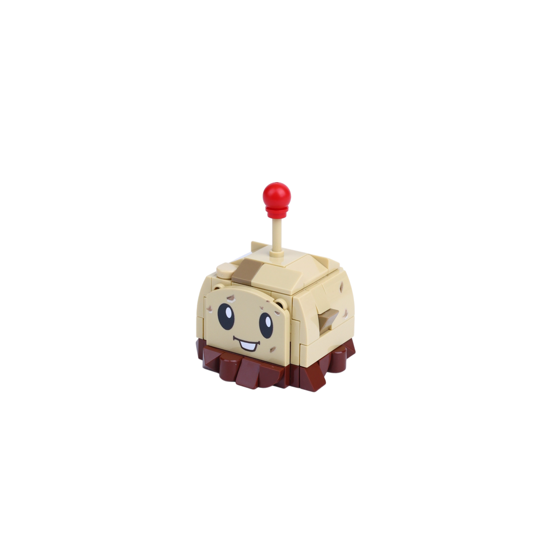 Potato Defense Character brick art collectible, right-side view