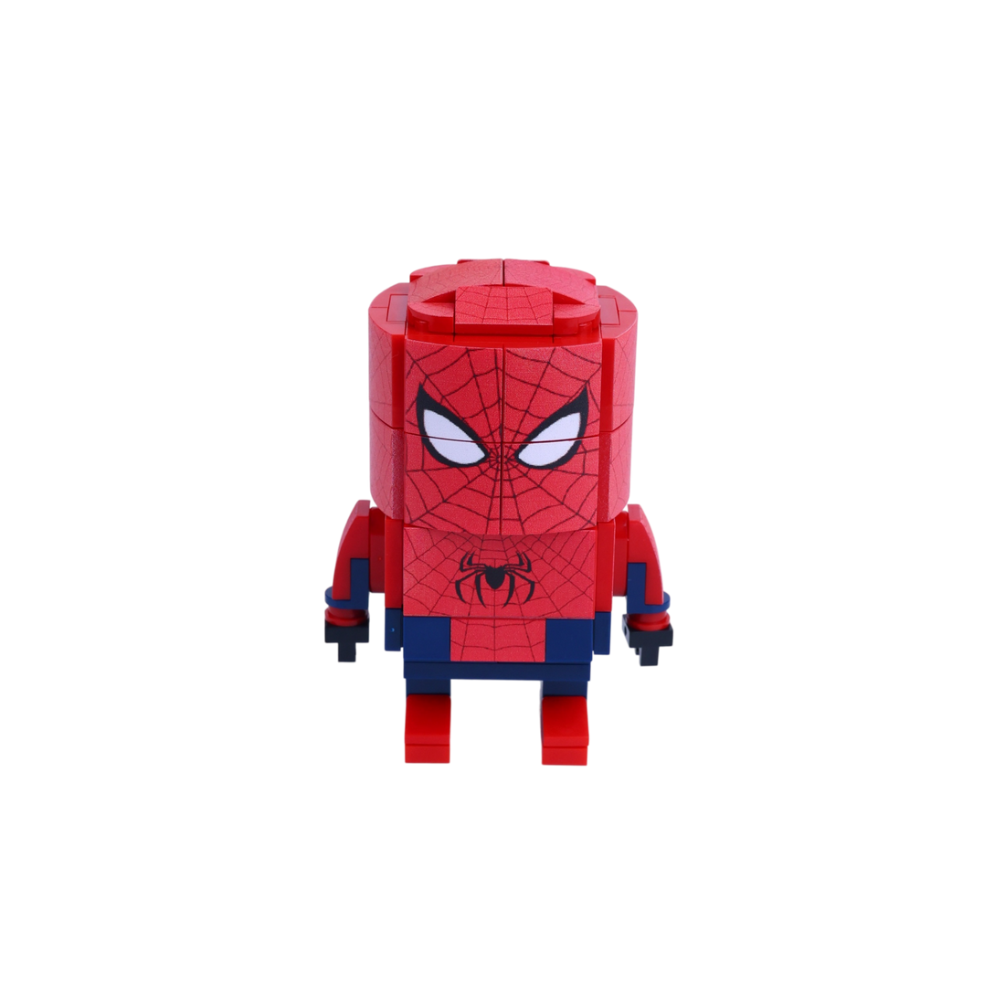 Red Block Spider brick art collectible, main product view