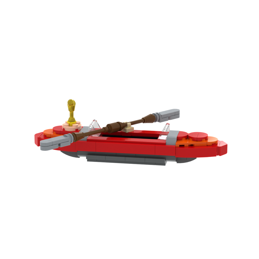 Red Kayak brick scene accessory, detail view 1