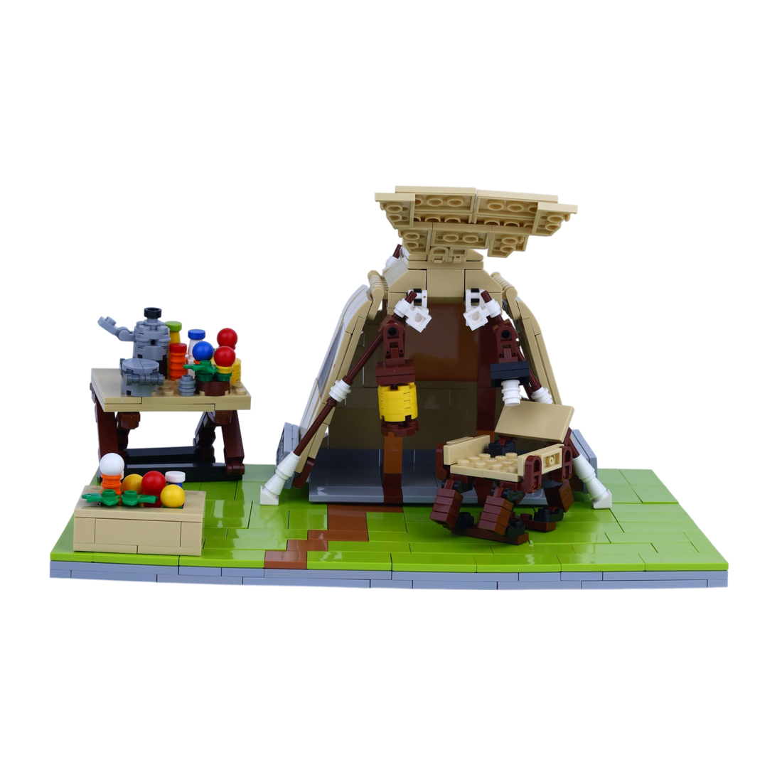 Campfire Cuddles custom brick figure