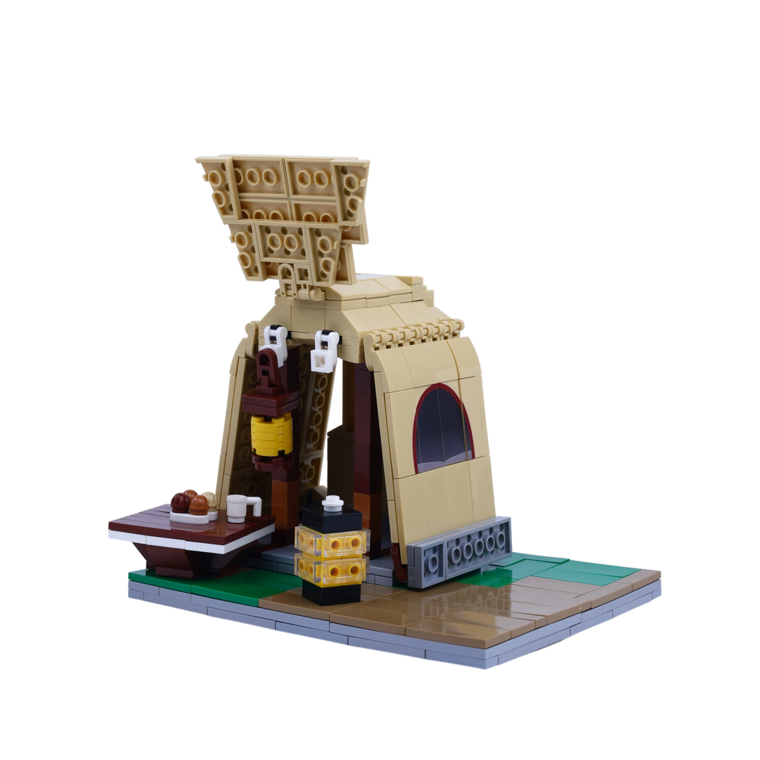 Solo Explorer brick scene, right view