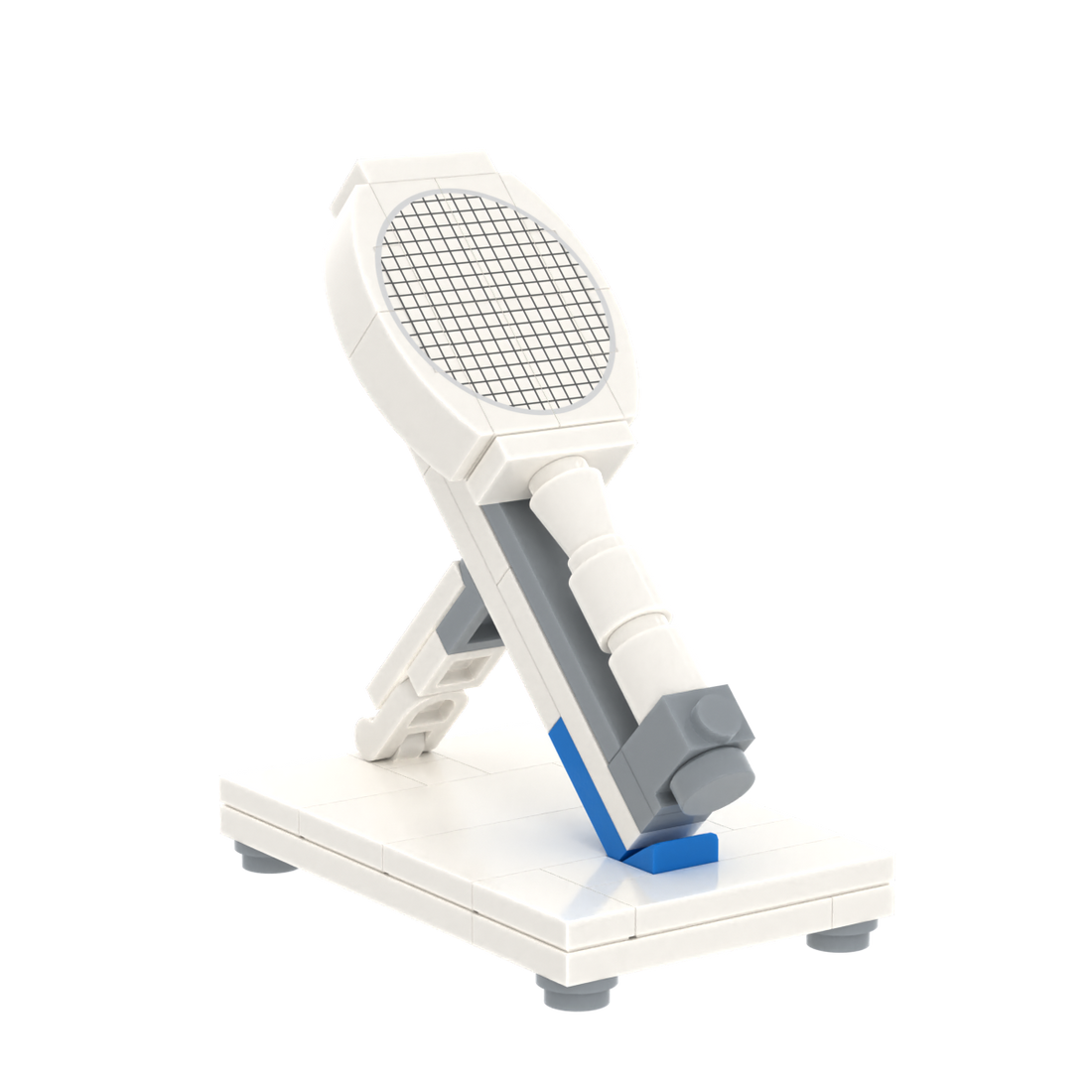Tennis Serving Machine brick scene accessory, right-side view