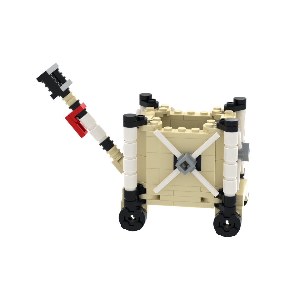 Trolley brick scene accessory, detail view 1