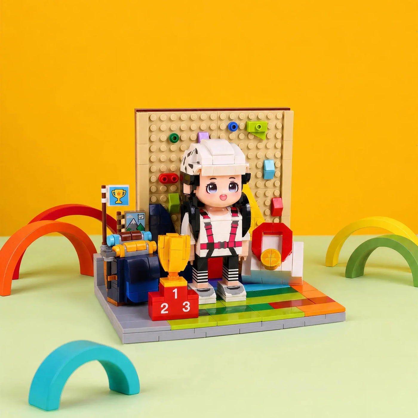 Little Champs Collection kids career brick building sets by UNICUS