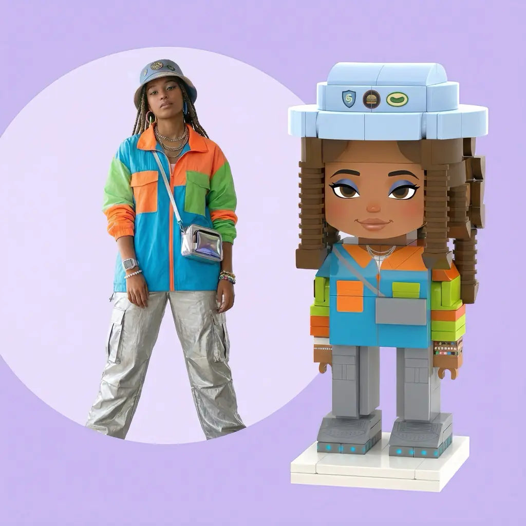 Mini U - Single | Custom Personalized 3D Brick Figure Mini U