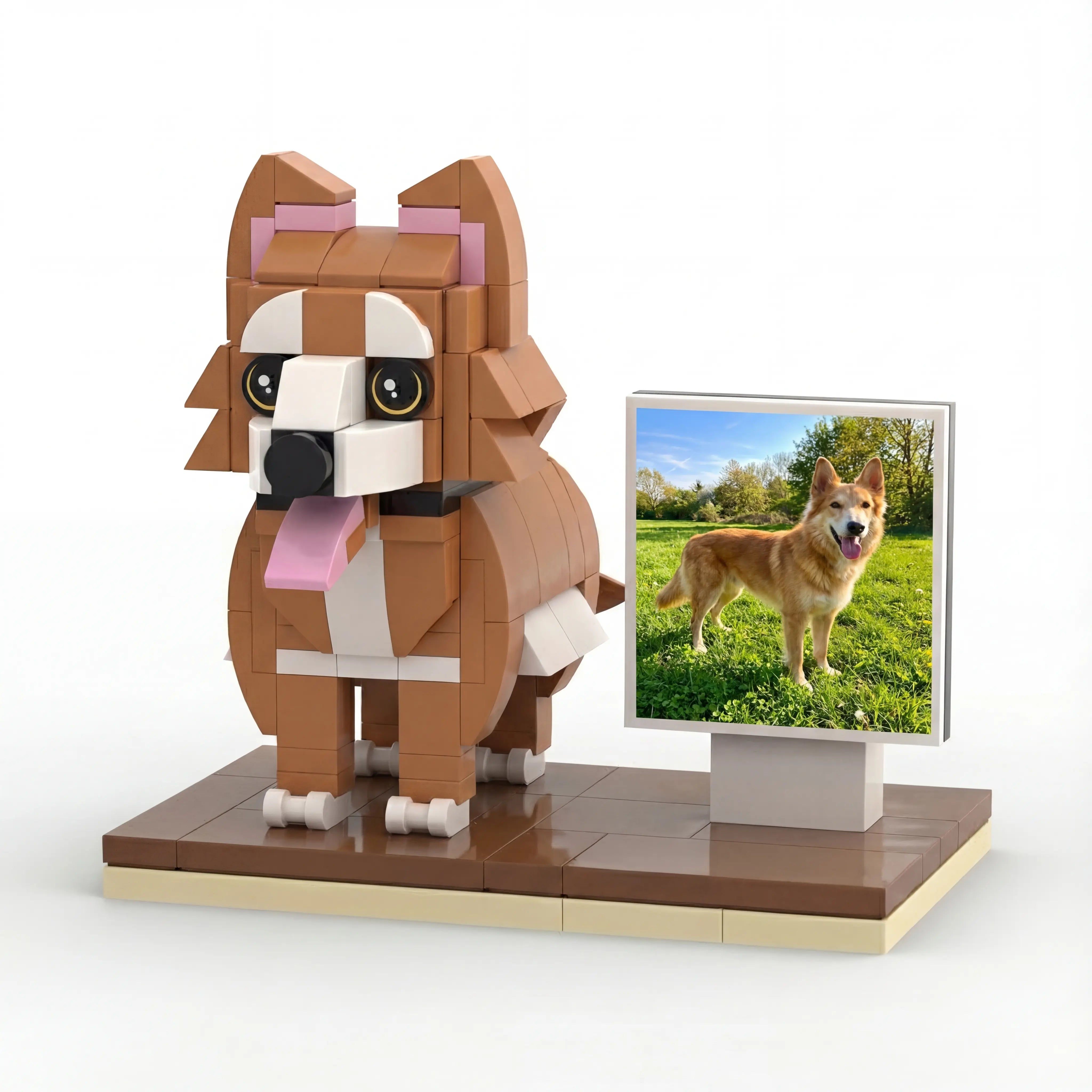 Paw U - Custom 3D Dog Brick Figure | Personalized Gift Paw U