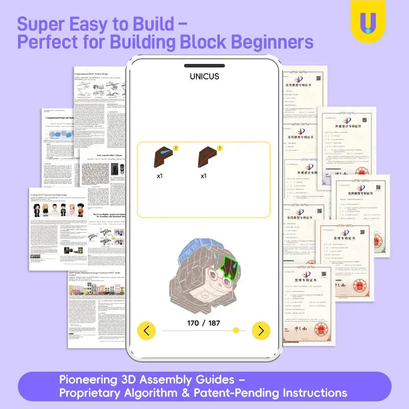 Paw U | Personalized Cat 3D Brick Figure & Instant Photo Paw U
