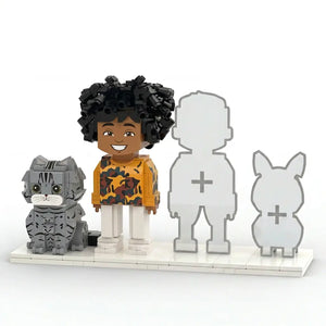 Build Your Own | Custom 3D Brick Figure Set with Pets — Paw U Collection