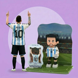 Build Your Scene Custom Brick Figure with Fully Personalized Backdrop and Base UNICUS