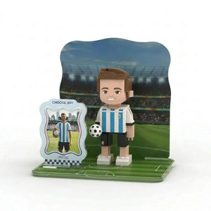 Build Your Scene Custom Brick Figure with Fully Personalized Backdrop and Base UNICUS