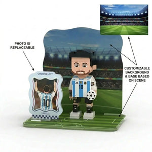 Build Your Scene Custom Brick Figure with Fully Personalized Backdrop and Base