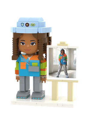 Solo | Personalized 3D Brick Figure Custom Photo Gift