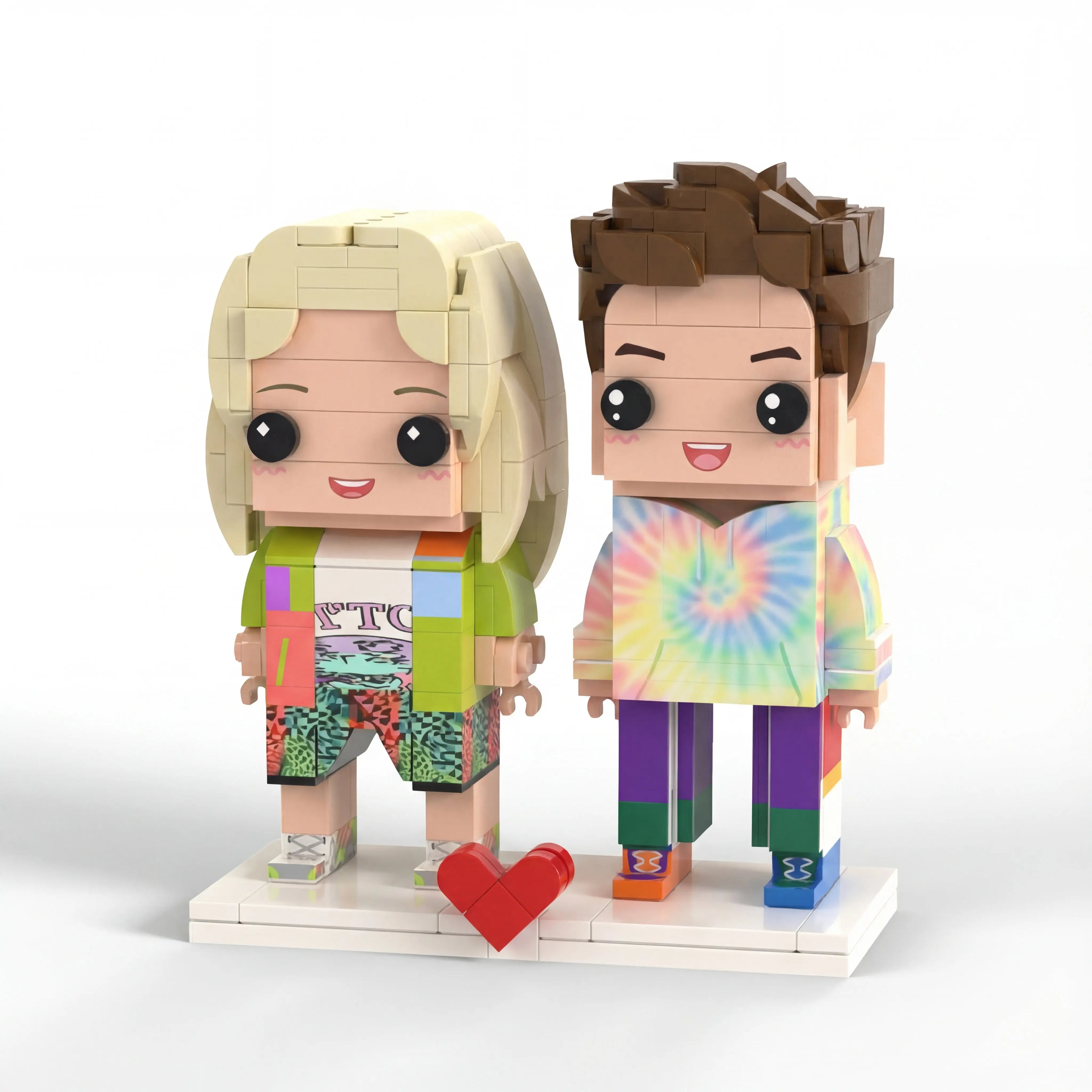 Mini U - Duo | Custom Personalized 3D Brick Figure Mini U