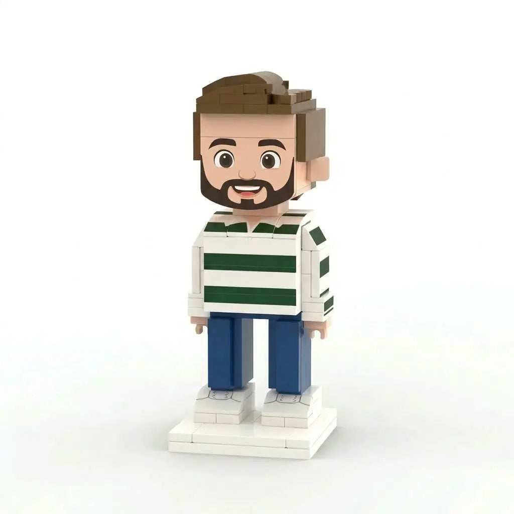 Just Dad | Personalized Father's Day 3D Brick Figure Custom Photo Gift