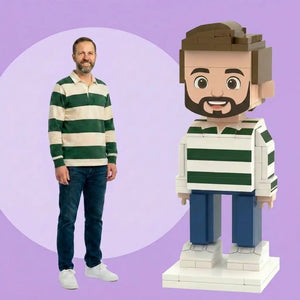 Just Dad | Personalized Father's Day 3D Brick Figure Custom Photo Gift