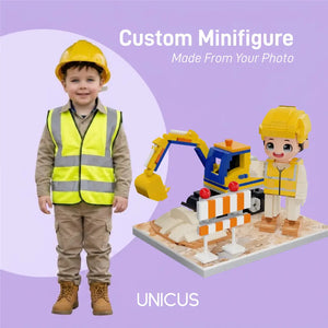 Little City Builder | Kids Construction Brick Figure Building Set