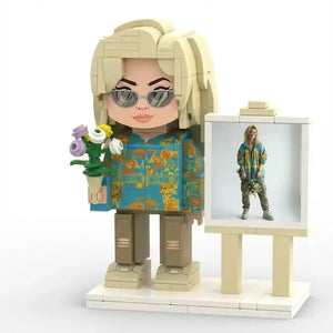 Mini U Single | Personalized 3D Brick Figure Custom Photo Gift Mini U