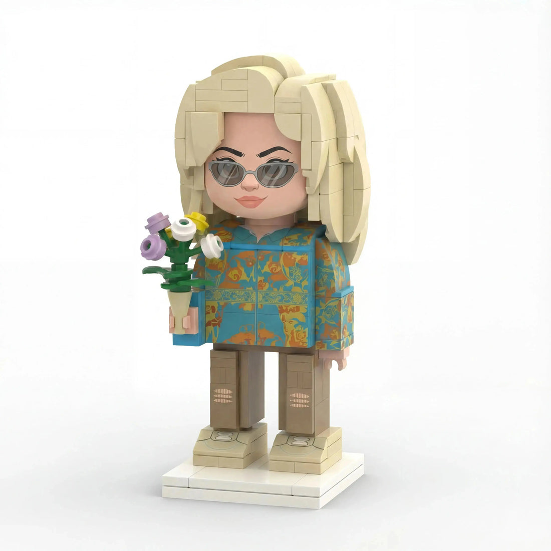 Mini U Single | Personalized 3D Brick Figure Custom Photo Gift Mini U