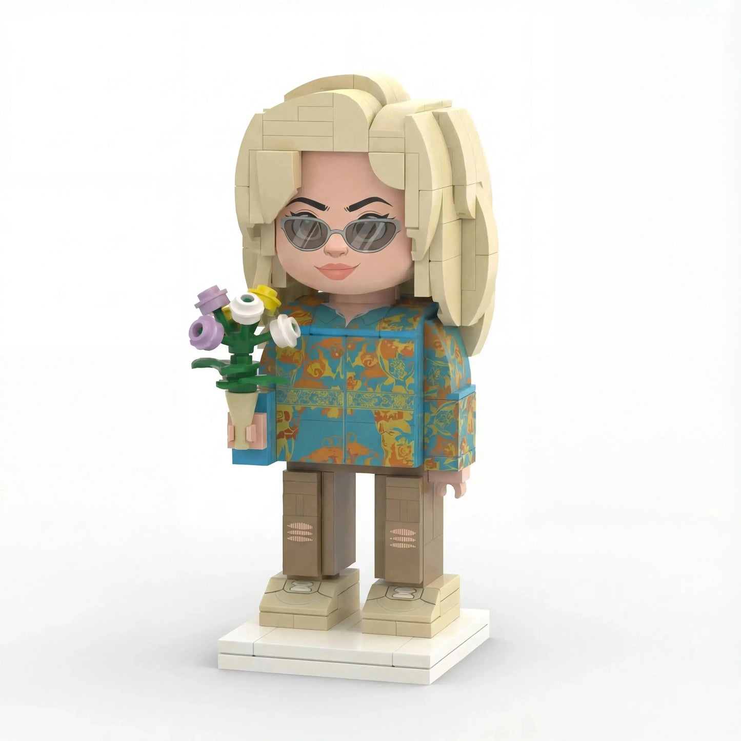 Mini U Single | Personalized 3D Brick Figure Custom Photo Gift Mini U
