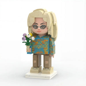 Mini U Single | Personalized 3D Brick Figure Custom Photo Gift Mini U
