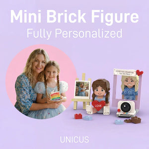 Snapshots of Love | Personalized 3D Brick Duo & Photo Display