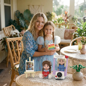 Snapshots of Love | Personalized 3D Brick Duo & Photo Display
