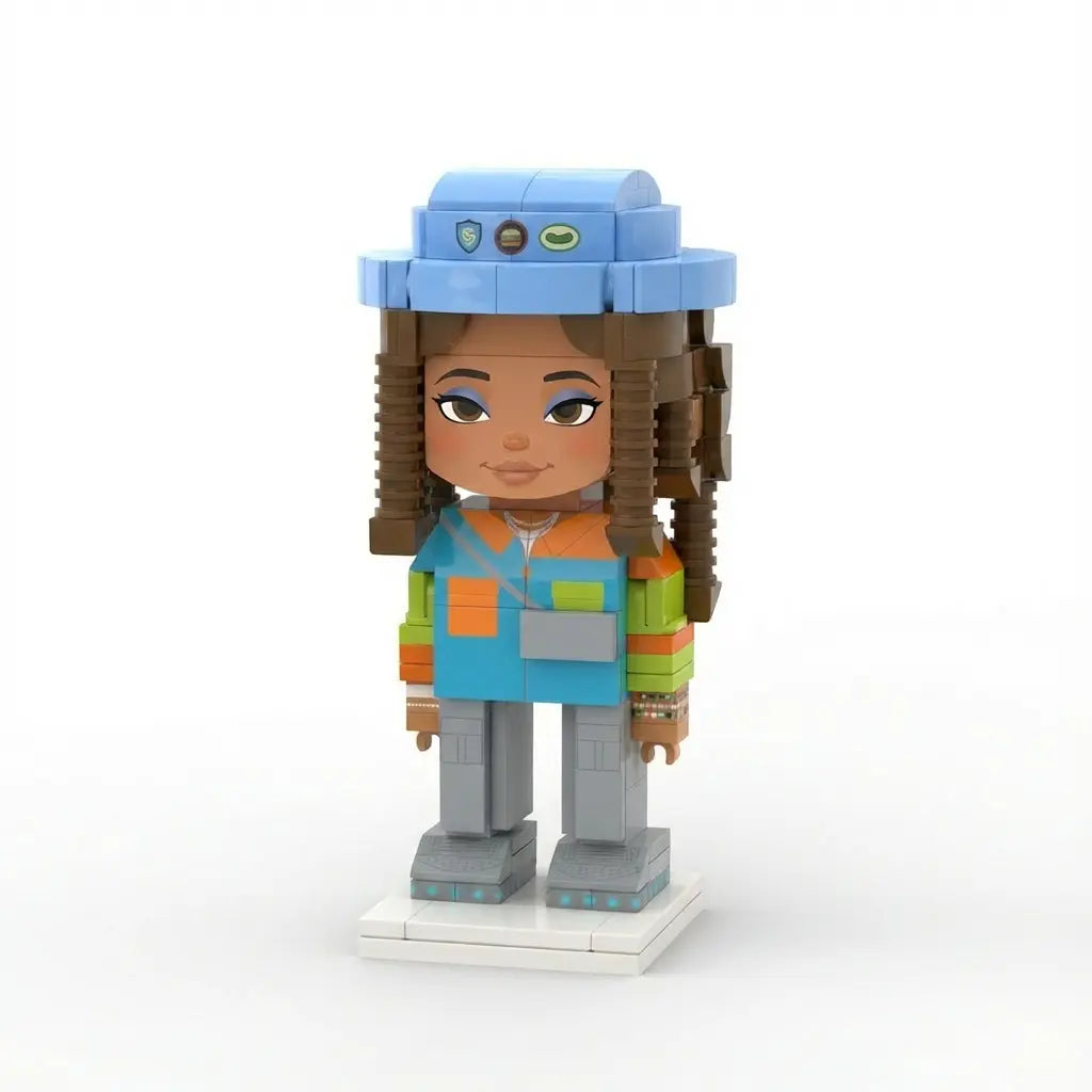 Mini U - Single | Custom Personalized 3D Brick Figure Mini U