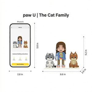 Build Your Own | Custom 3D Brick Figure Set with Pets — Paw U Collection
