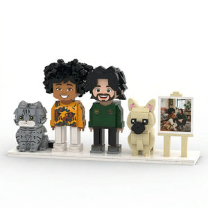 Build Your Own | Custom 3D Brick Figure Set with Pets — Paw U Collection