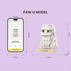 Paw U | Personalized Cat 3D Brick Figure & Instant Photo Paw U
