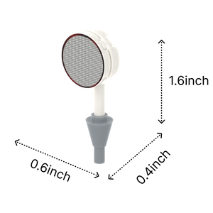 Badminton Racket brick figure accessory, size guide