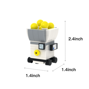 Ball Launcher brick scene accessory, size guide