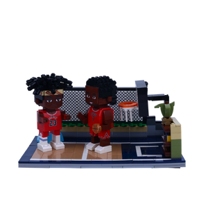 Baller Bros brick scene, lifestyle view